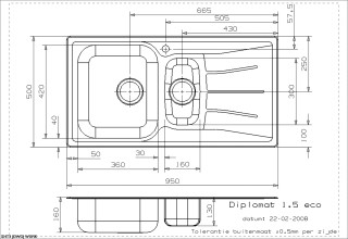 Diplomat 1 5 Eco Line Drawing