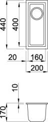 Quadra 50 Line Drawing