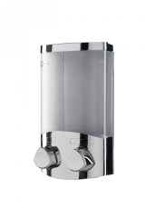 PA660941 Twin Euro Dispenser Chrome-angle