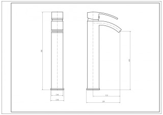 TAP005FL - Technical Drawings