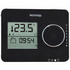 Tempo Thermostat Piano Black